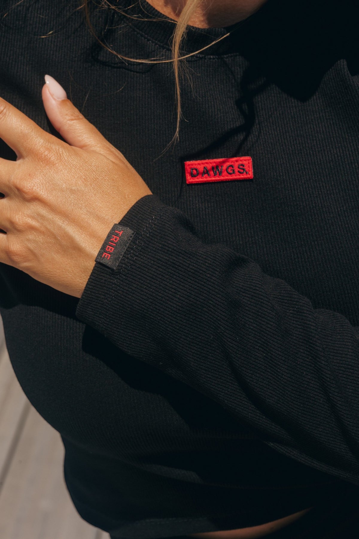 UGA Ribbed Long Sleeve