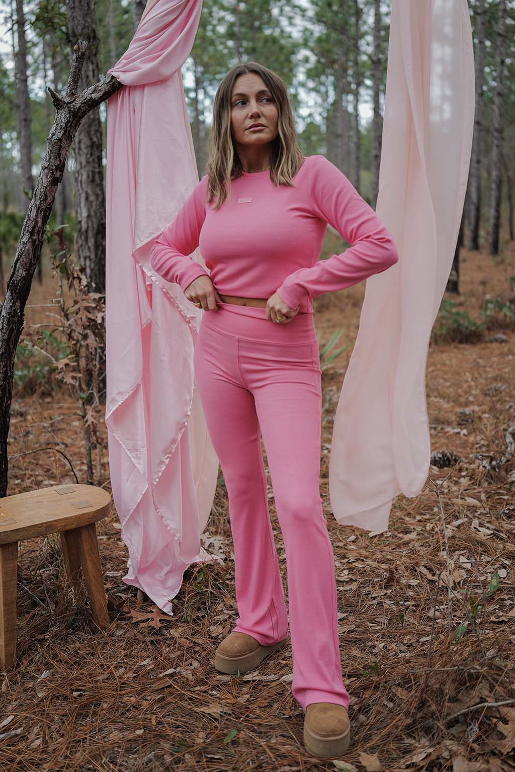 Ribbed Flare Leggings - The Long Haul