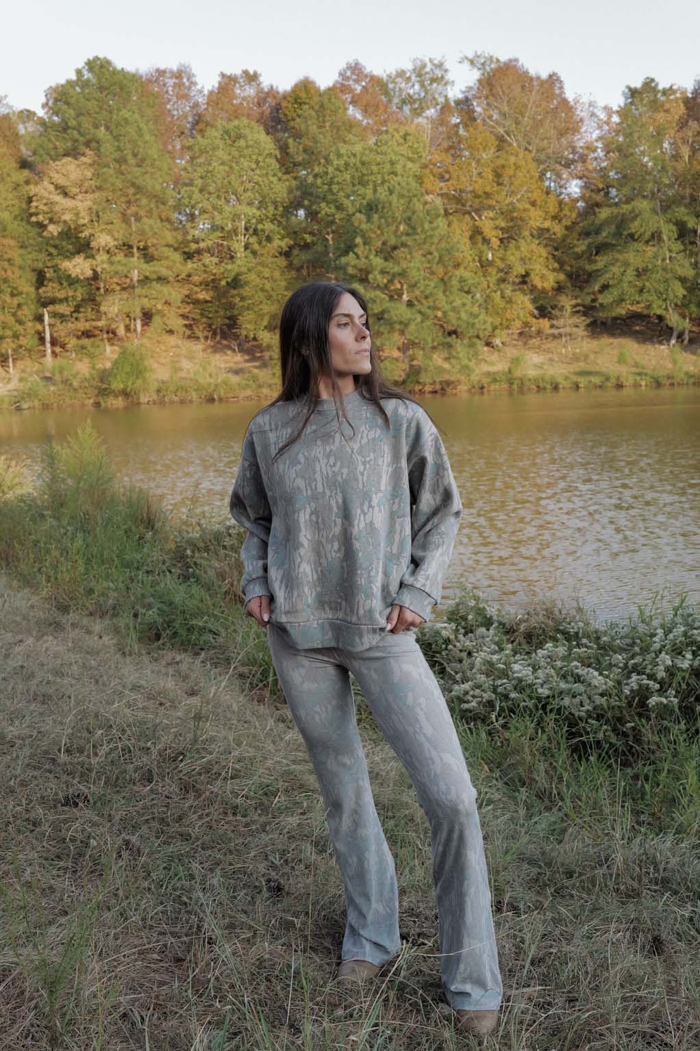 Ribbed Flare Leggings - Greenleaf®