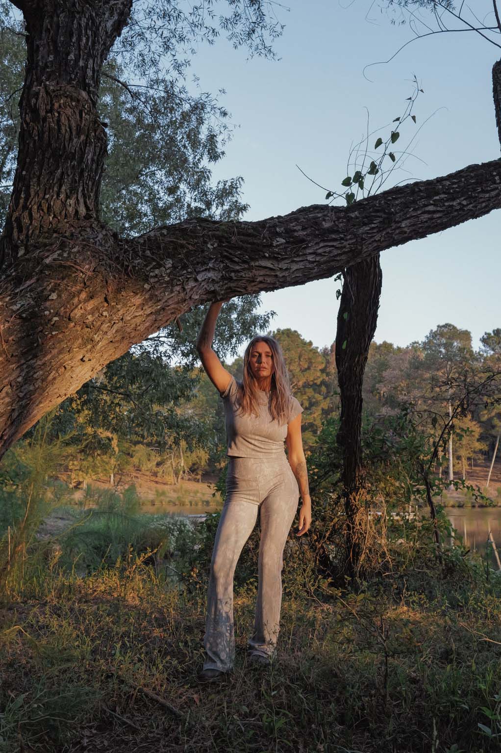 Ribbed Flare Leggings - Greenleaf®