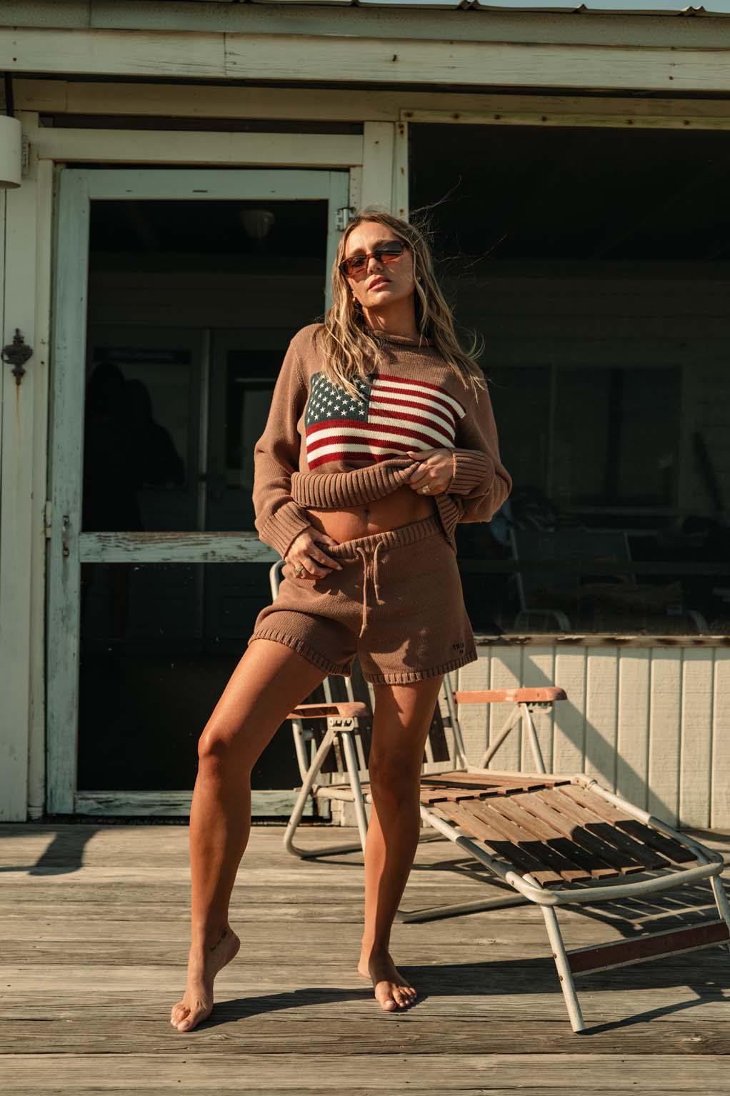 Americana Sweater Shorts