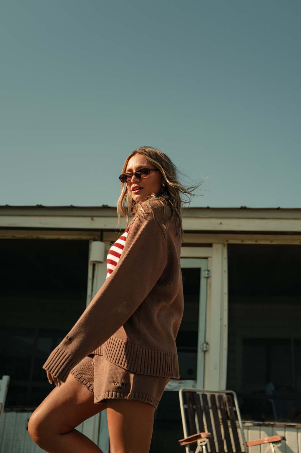 Americana Sweater Shorts