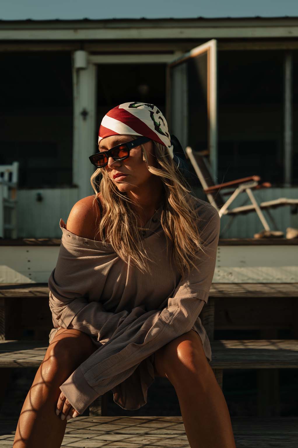 Tribe Silk Scarf - Americana