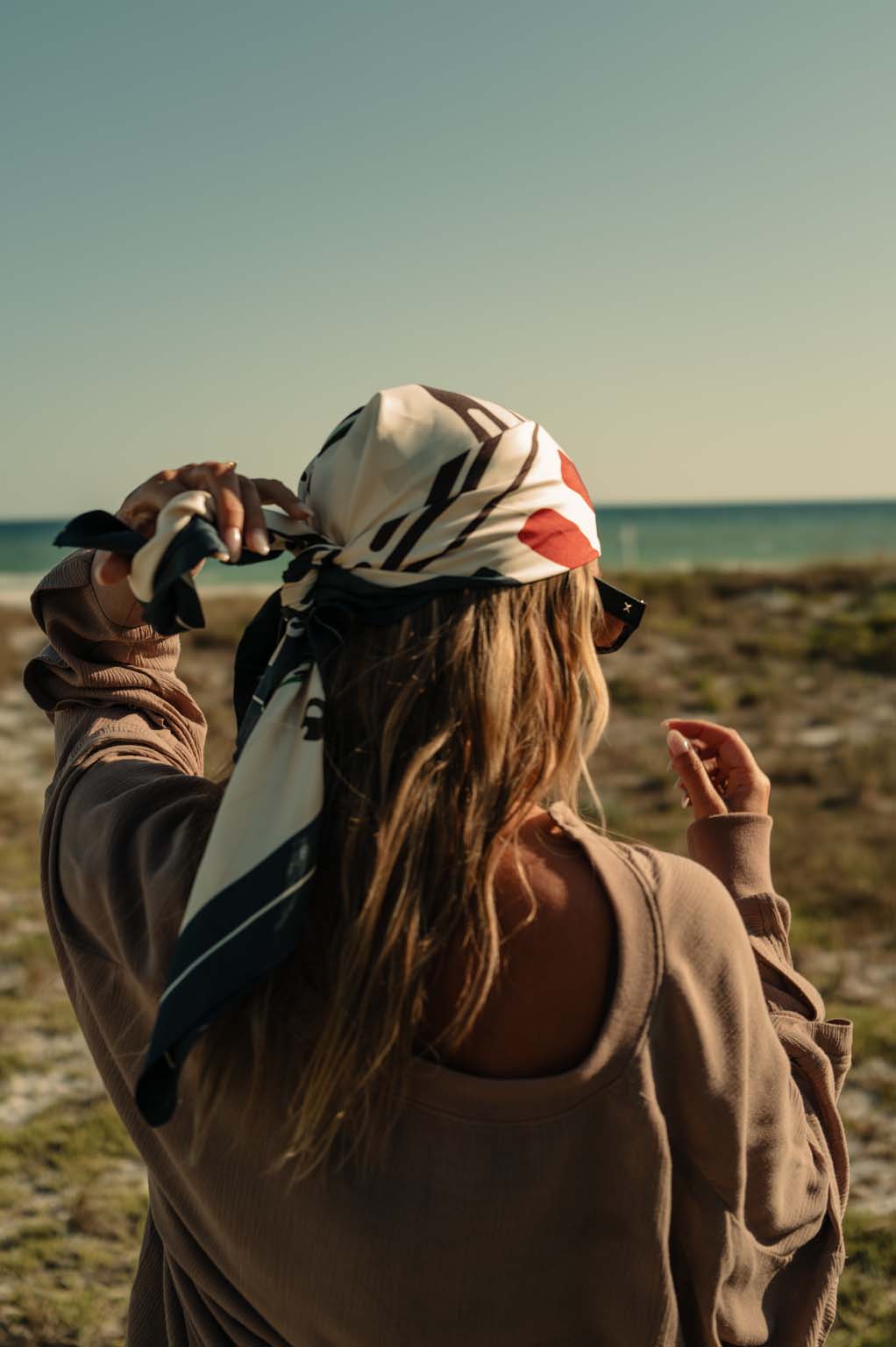 Tribe Silk Scarf - Americana