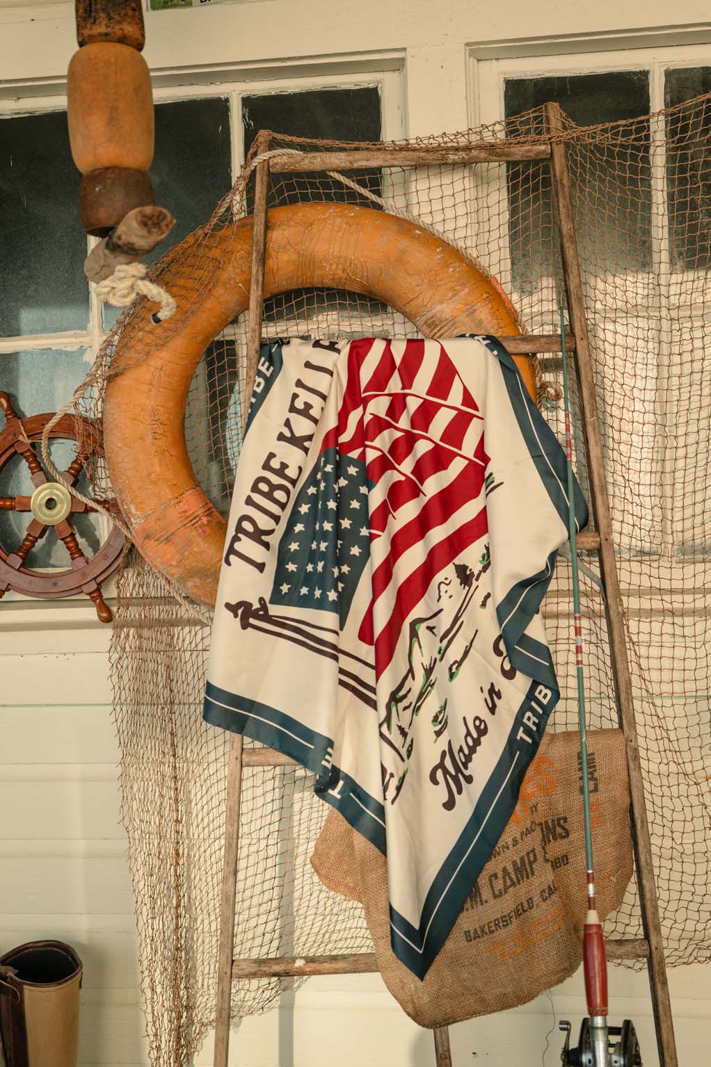 Tribe Silk Scarf - Americana