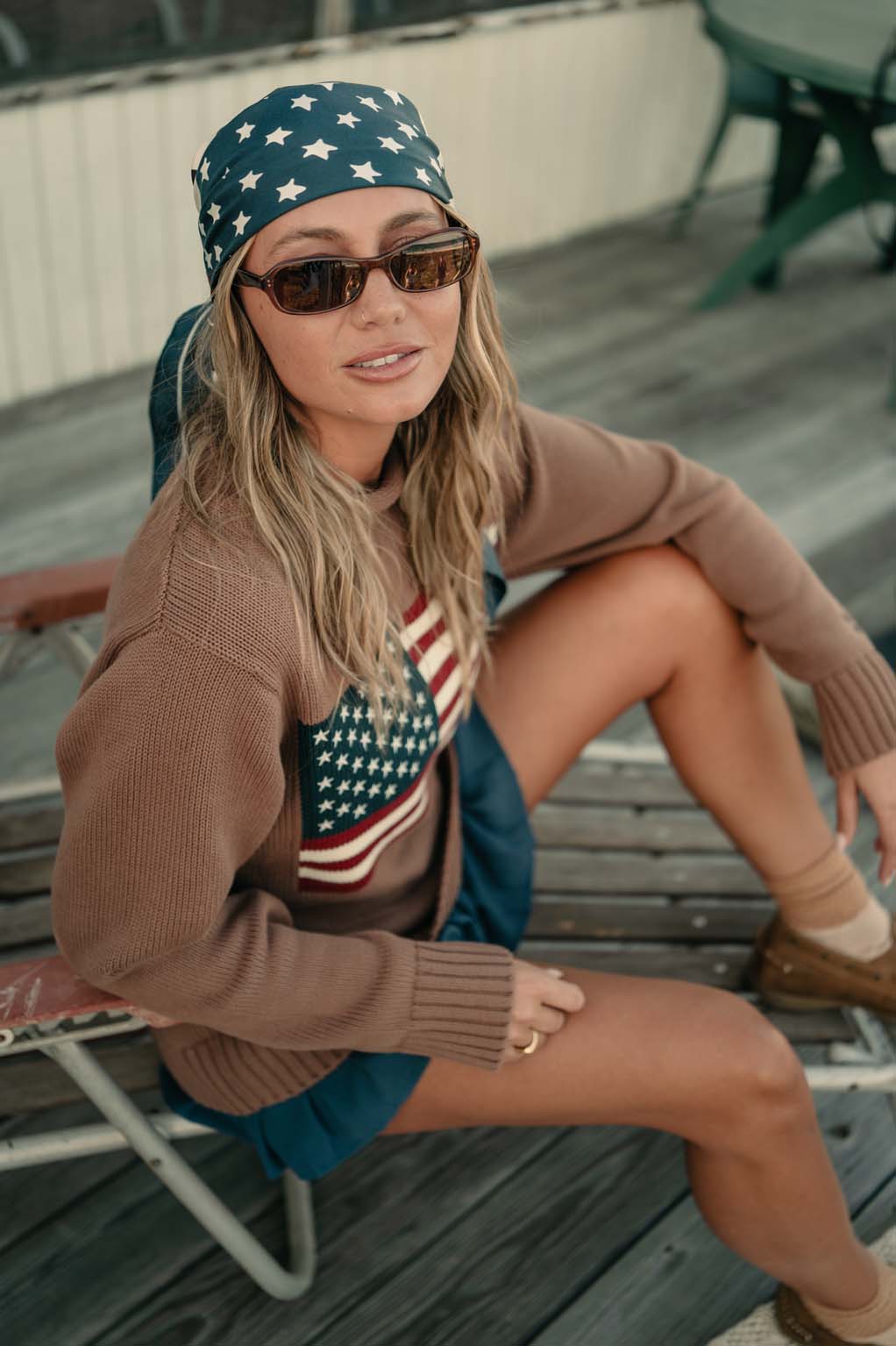 Tribe Silk Scarf - Americana