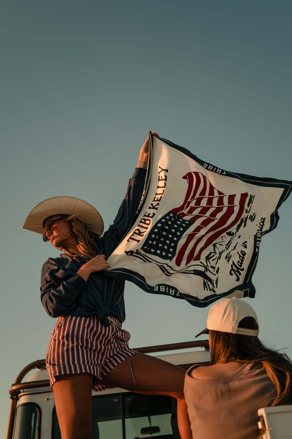 Tribe Silk Scarf - Americana