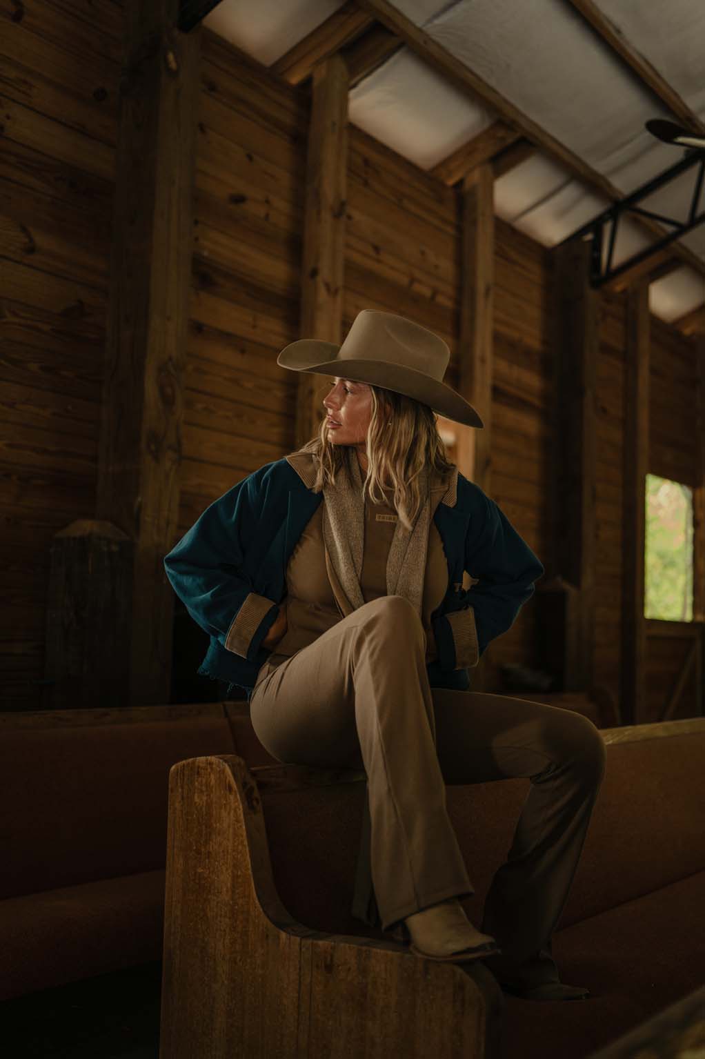 Ribbed Flare Leggings - Coastal Countryside