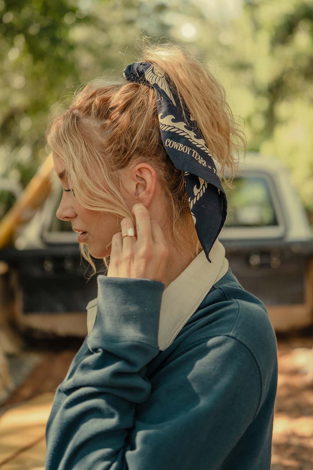 Cowboy Tears x Tribe Kelley Bandana