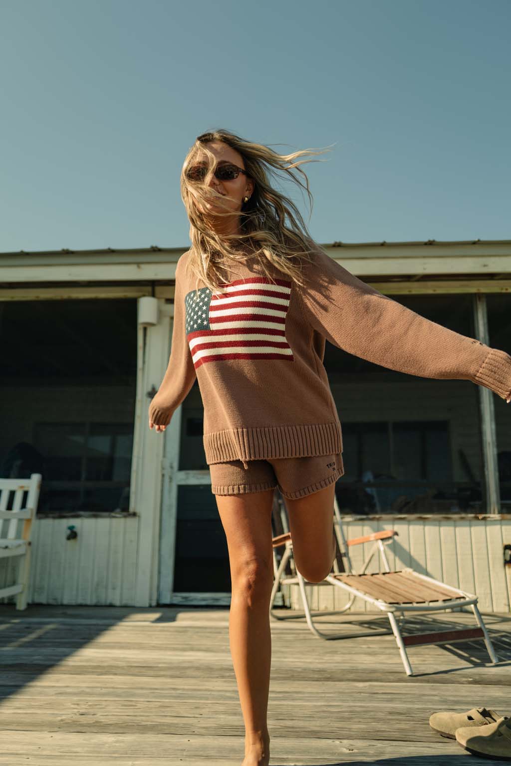 Americana Sweater Shorts