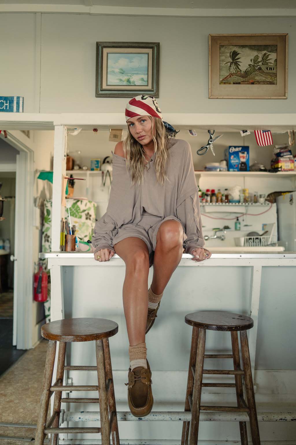 Tribe Silk Scarf - Americana