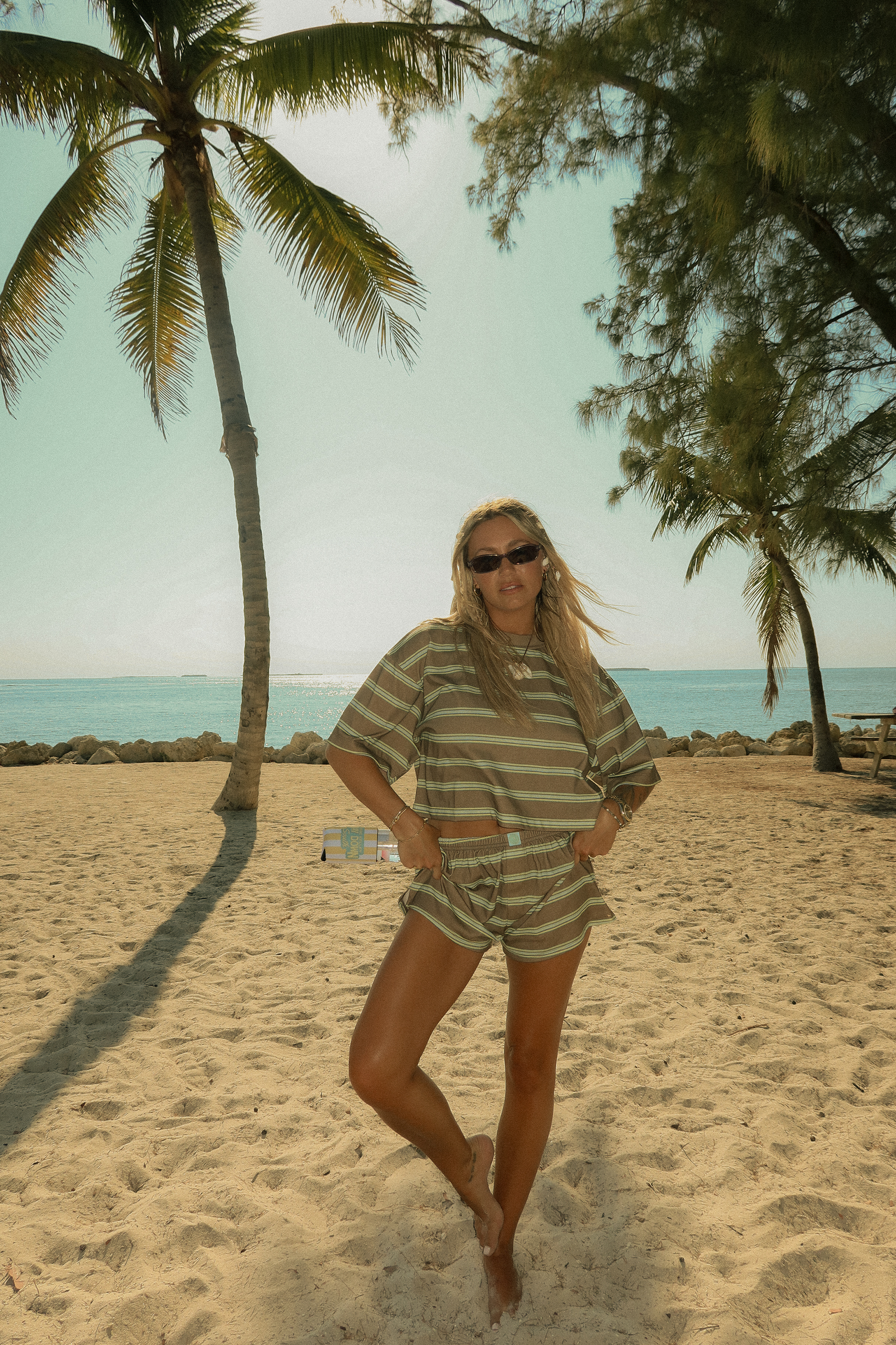 Striped Boxy Tee - Way Down South