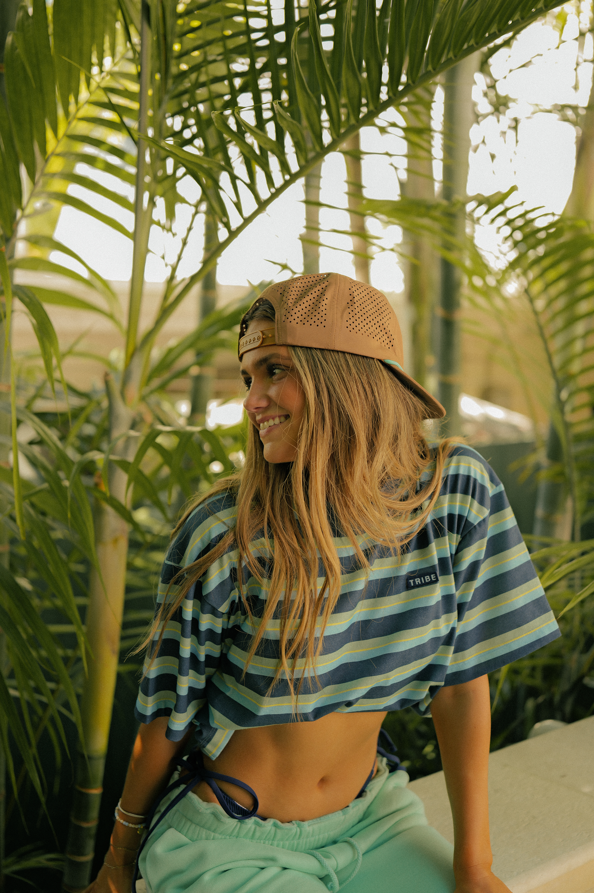 Striped Boxy Tee - Way Down South