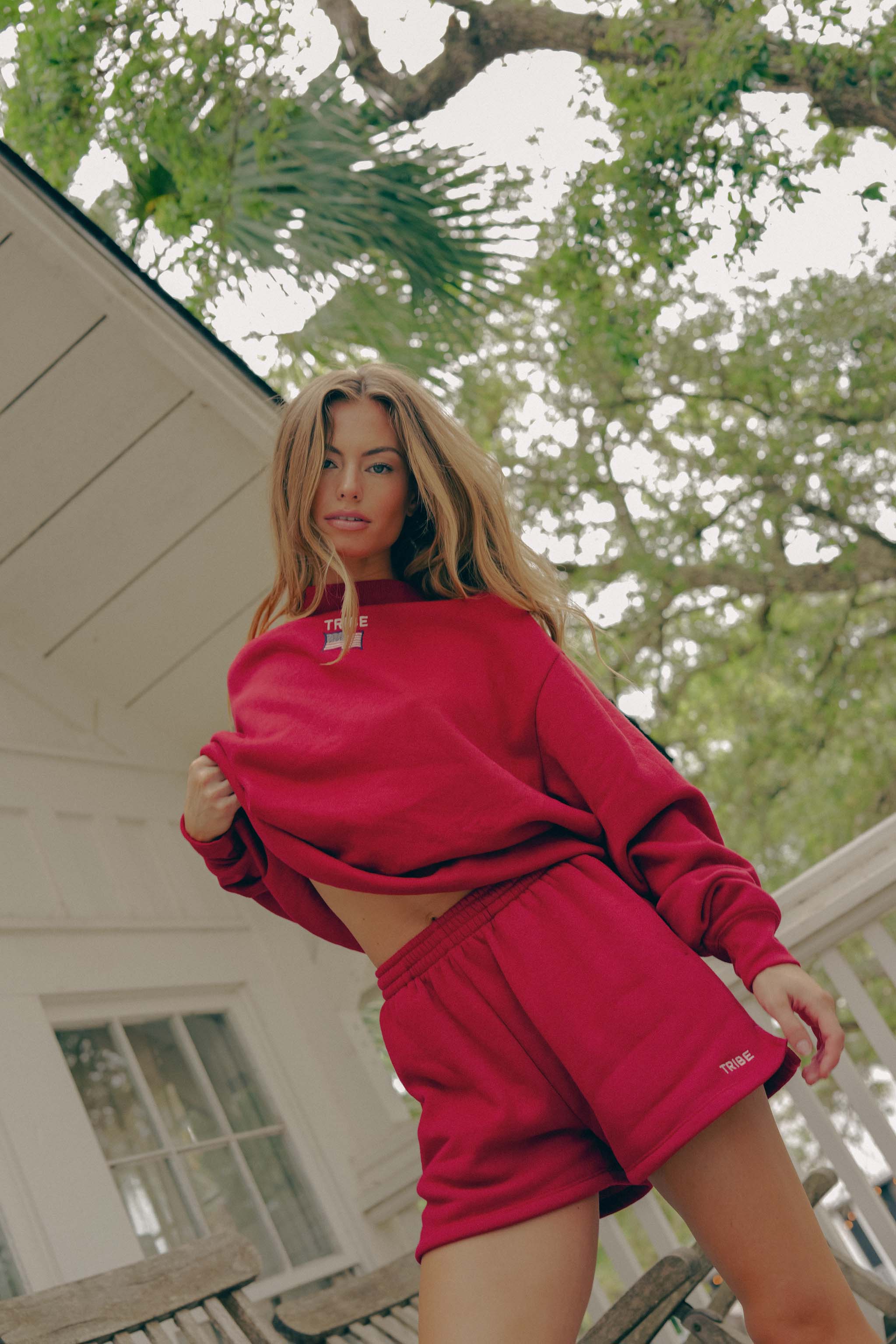Americana Butter Mock Neck