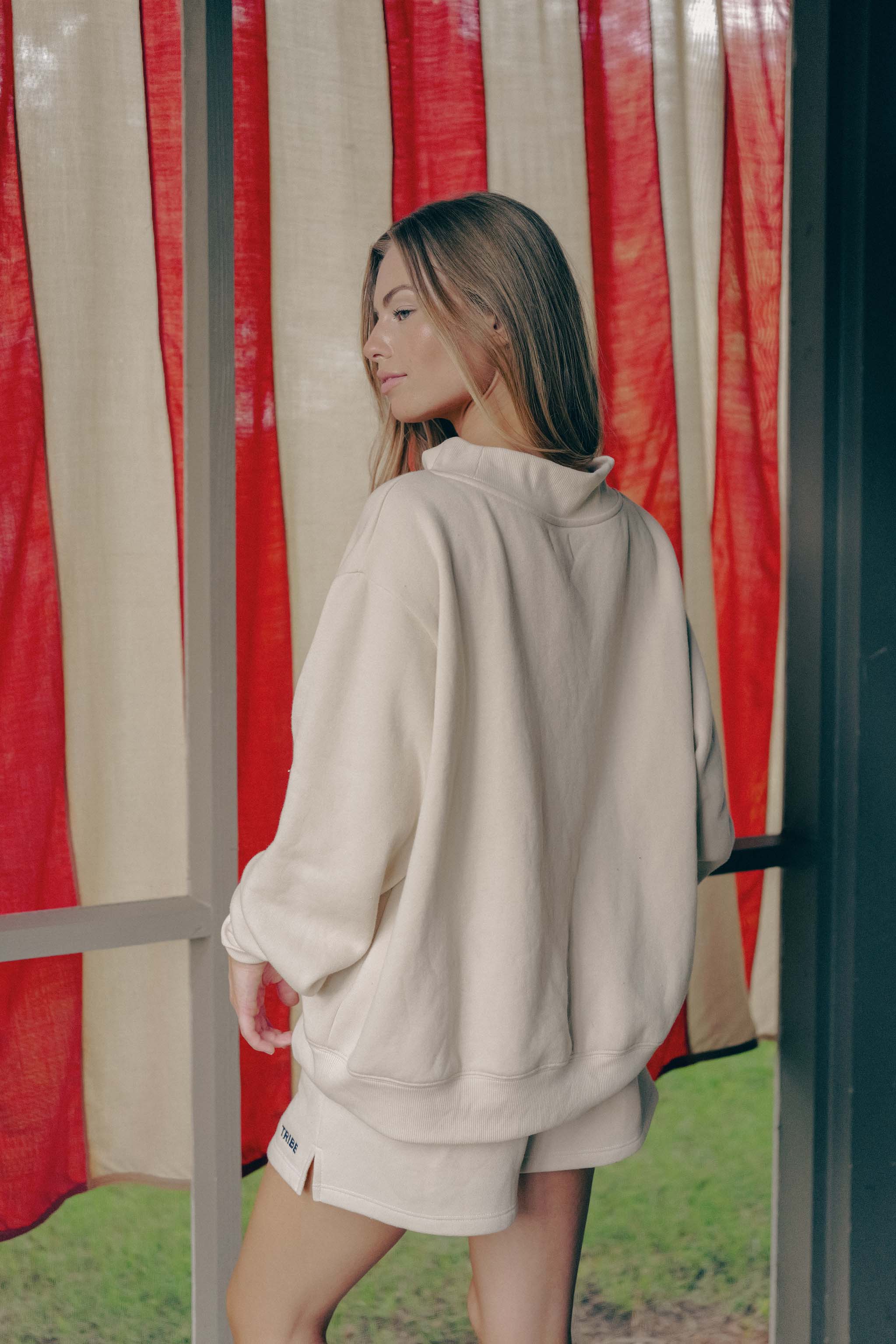 Americana Butter Mock Neck