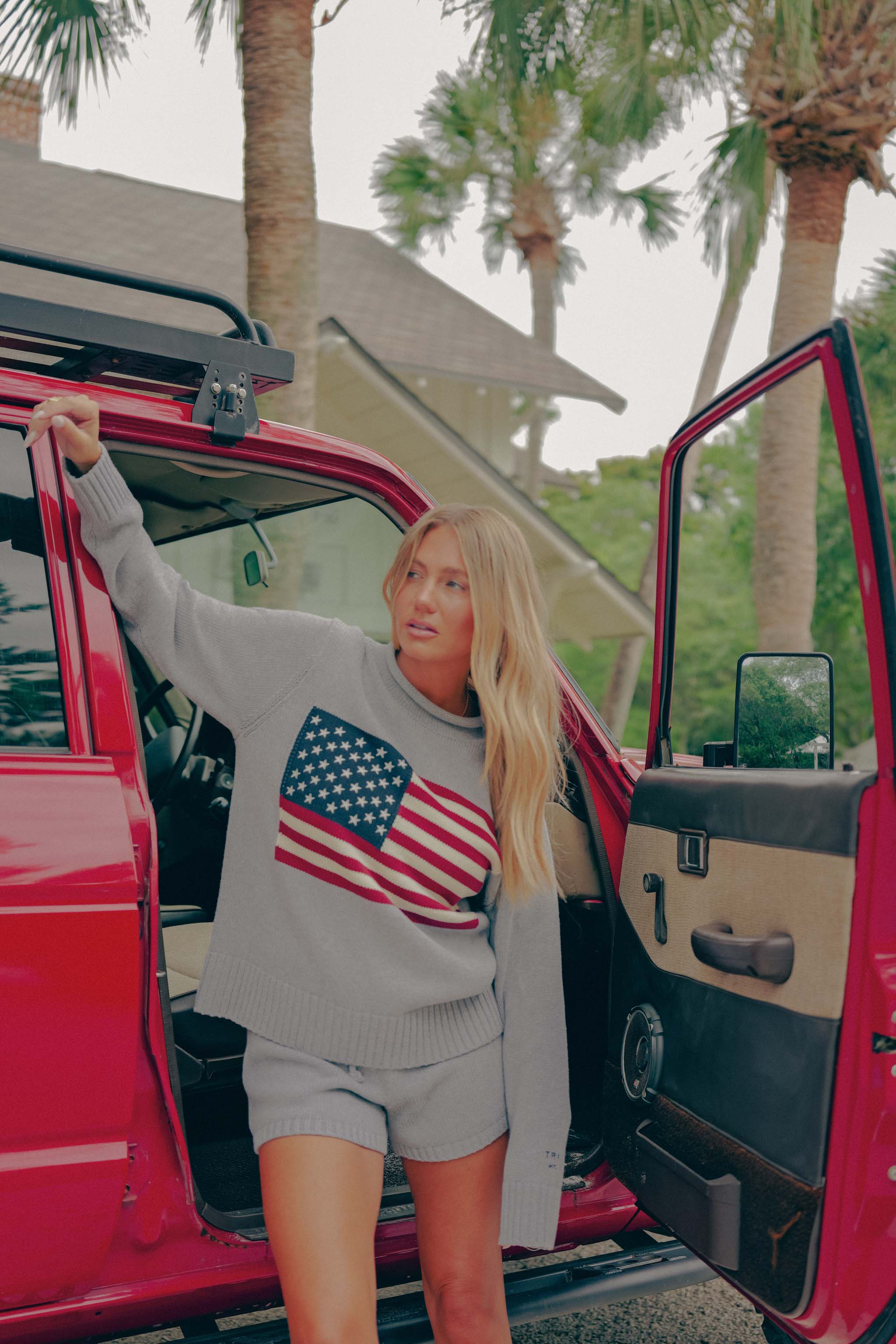 Americana Sweater Shorts