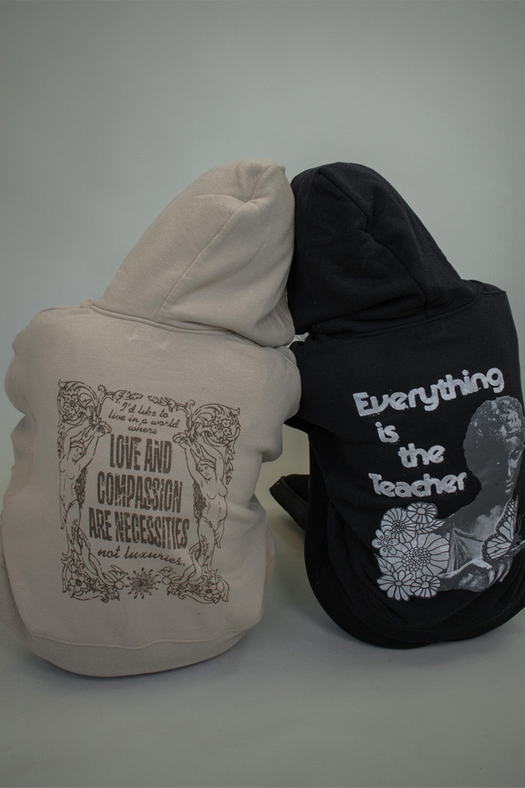 Butter Printed Zip Up Hoodie