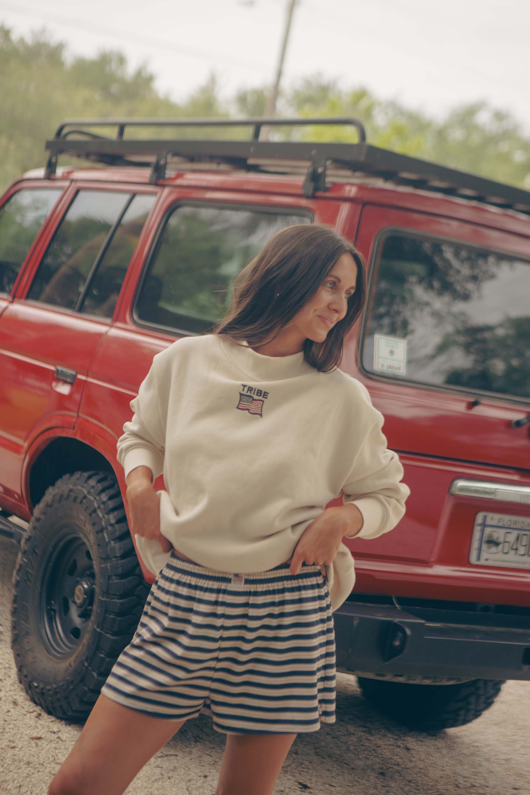 Americana Butter Mock Neck
