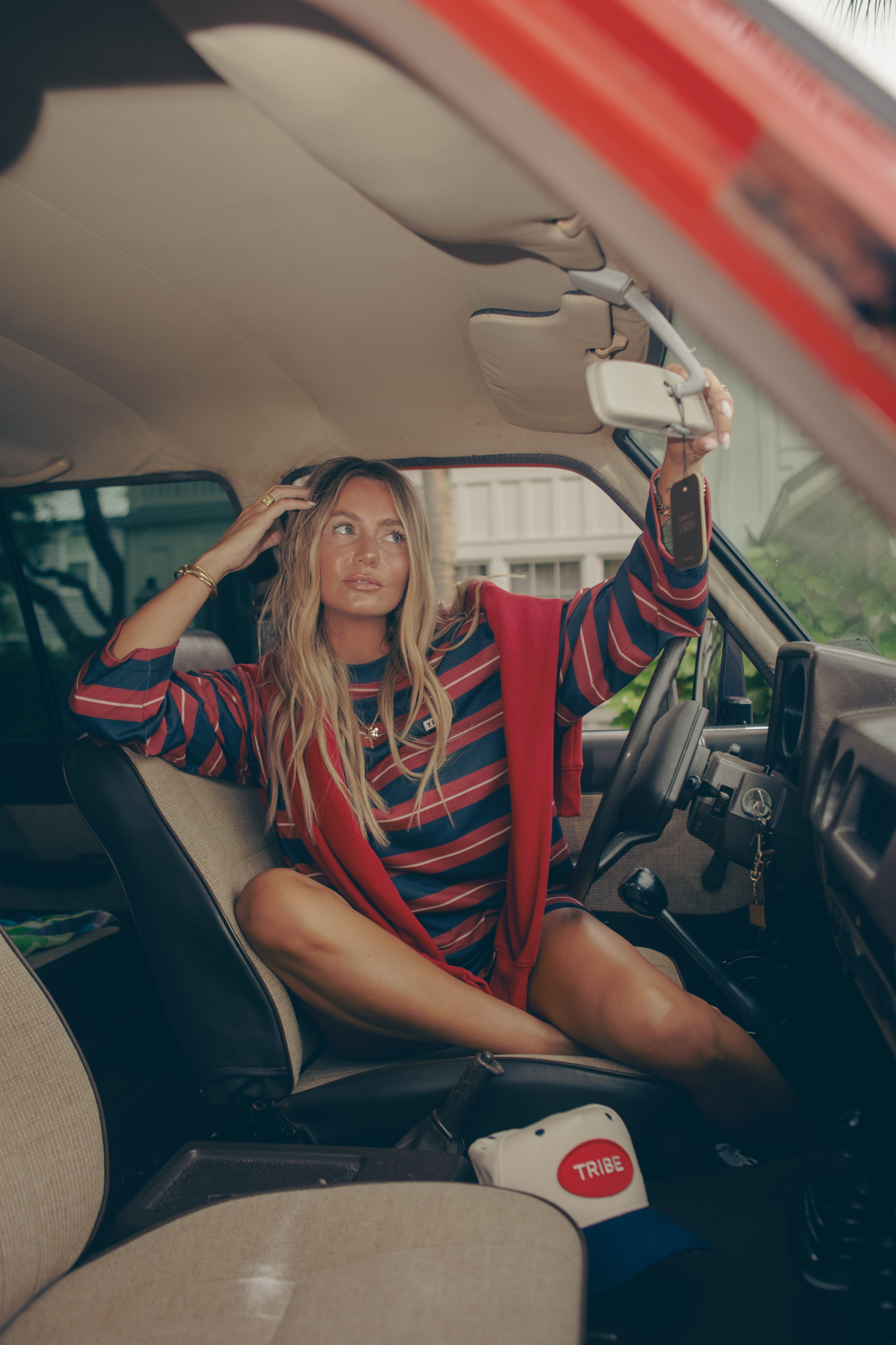 American Made Striped Wide Sleeve