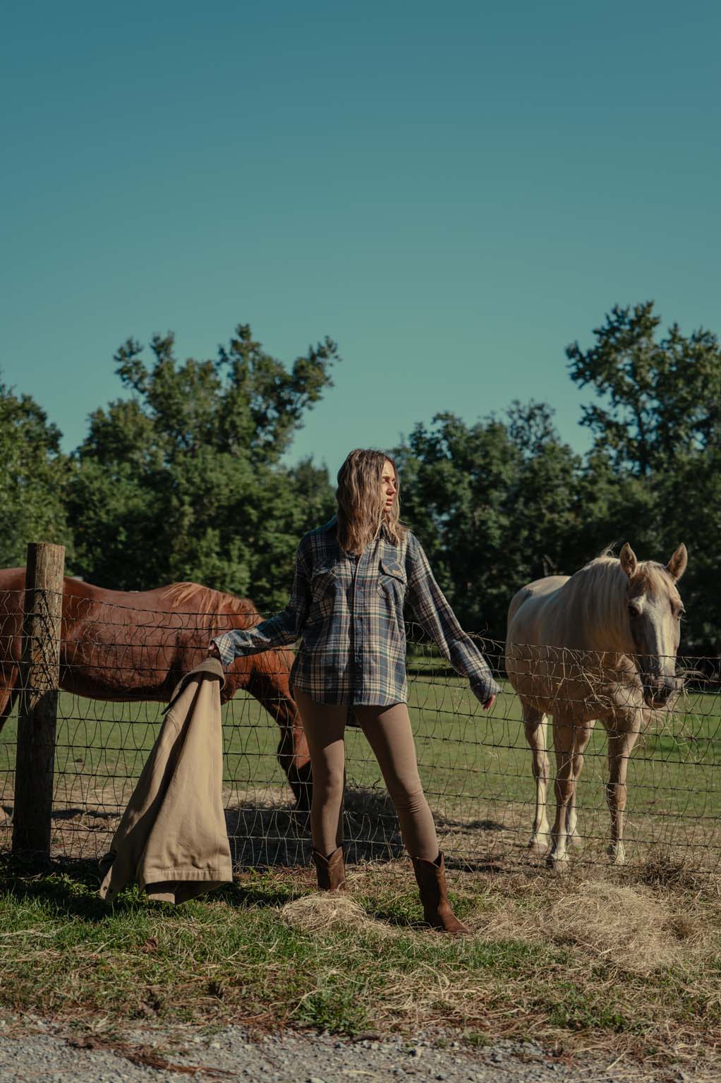 Ribbed Leggings - Coastal Countryside