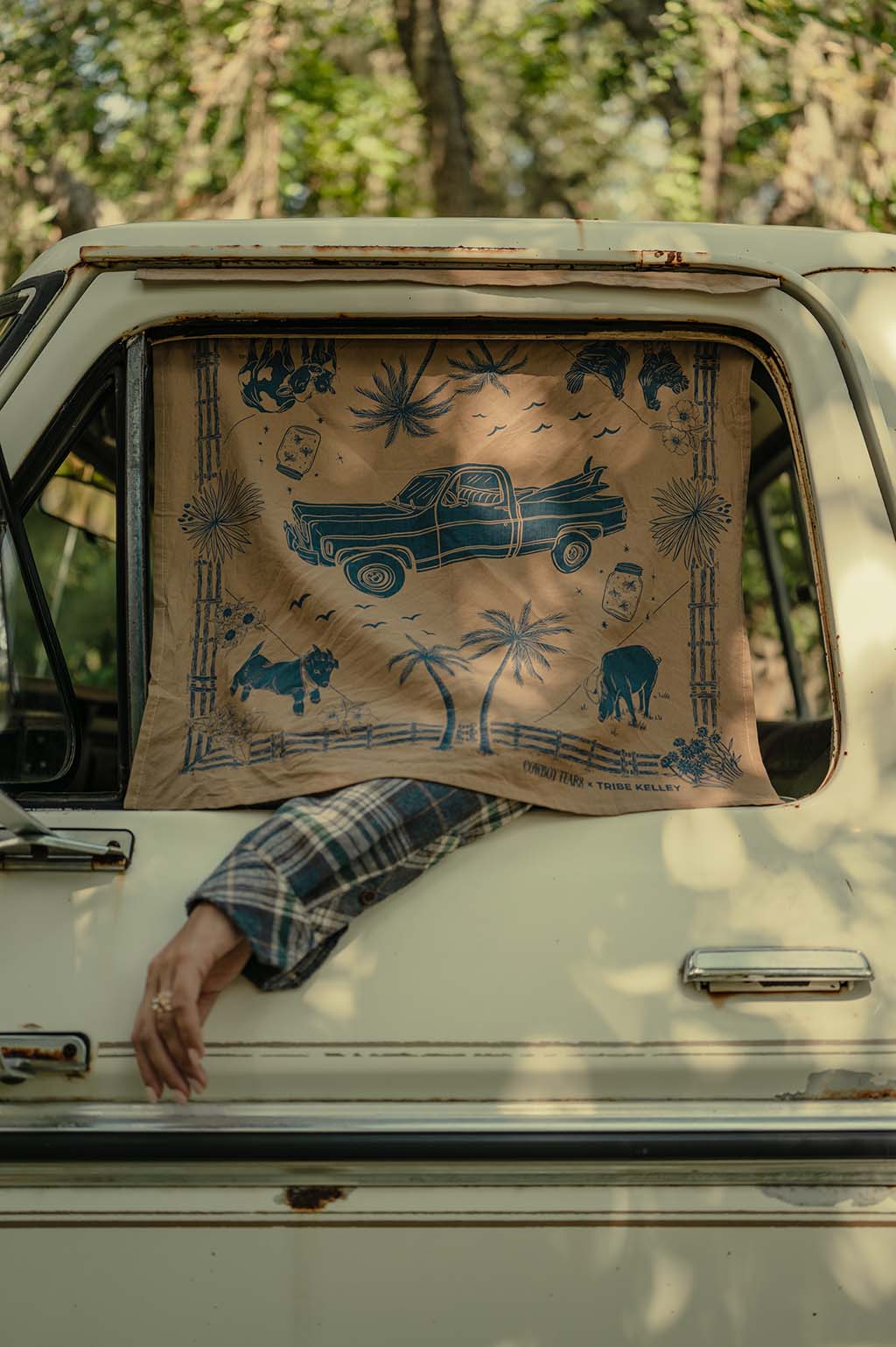 Cowboy Tears x Tribe Kelley Bandana