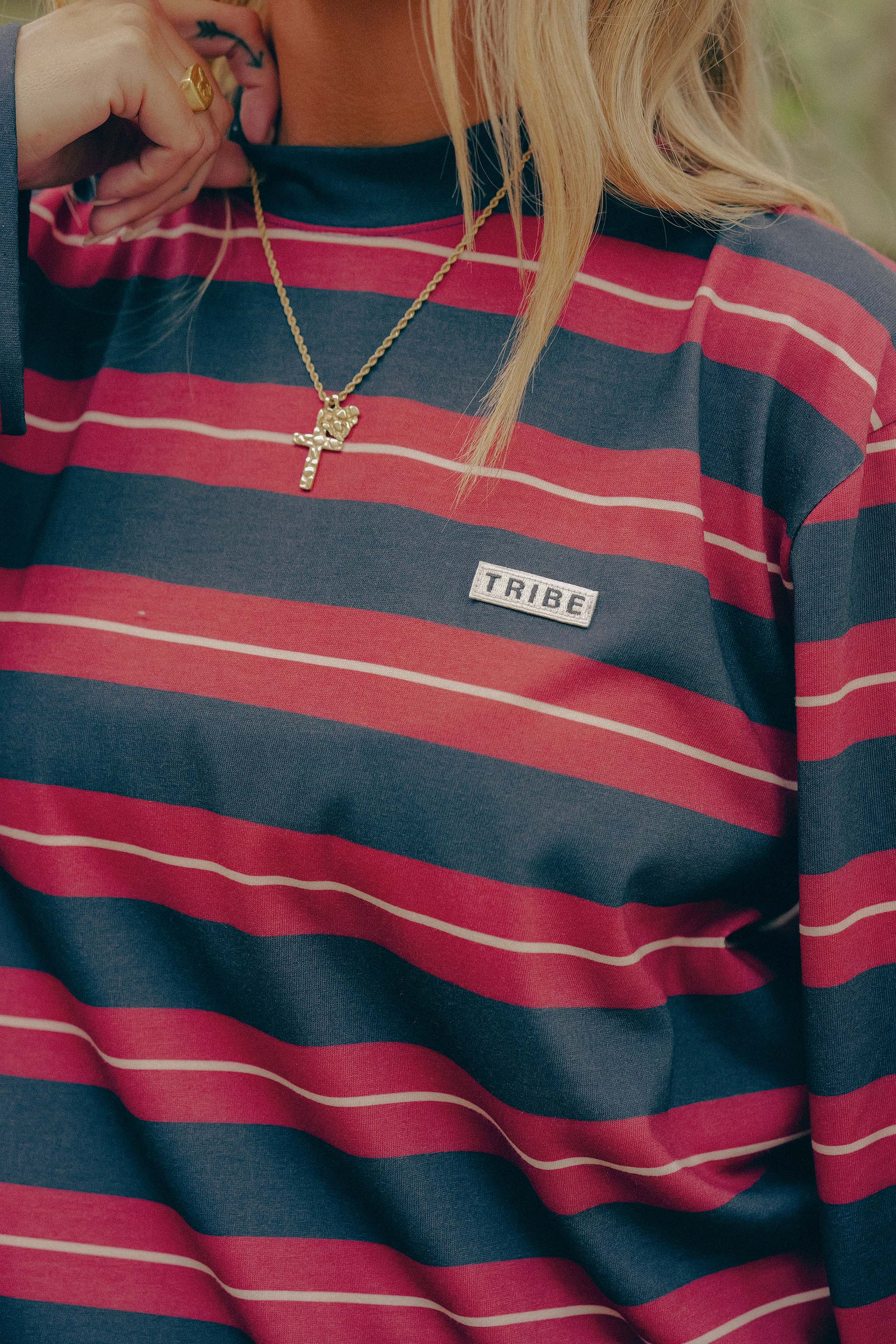 American Made Striped Wide Sleeve