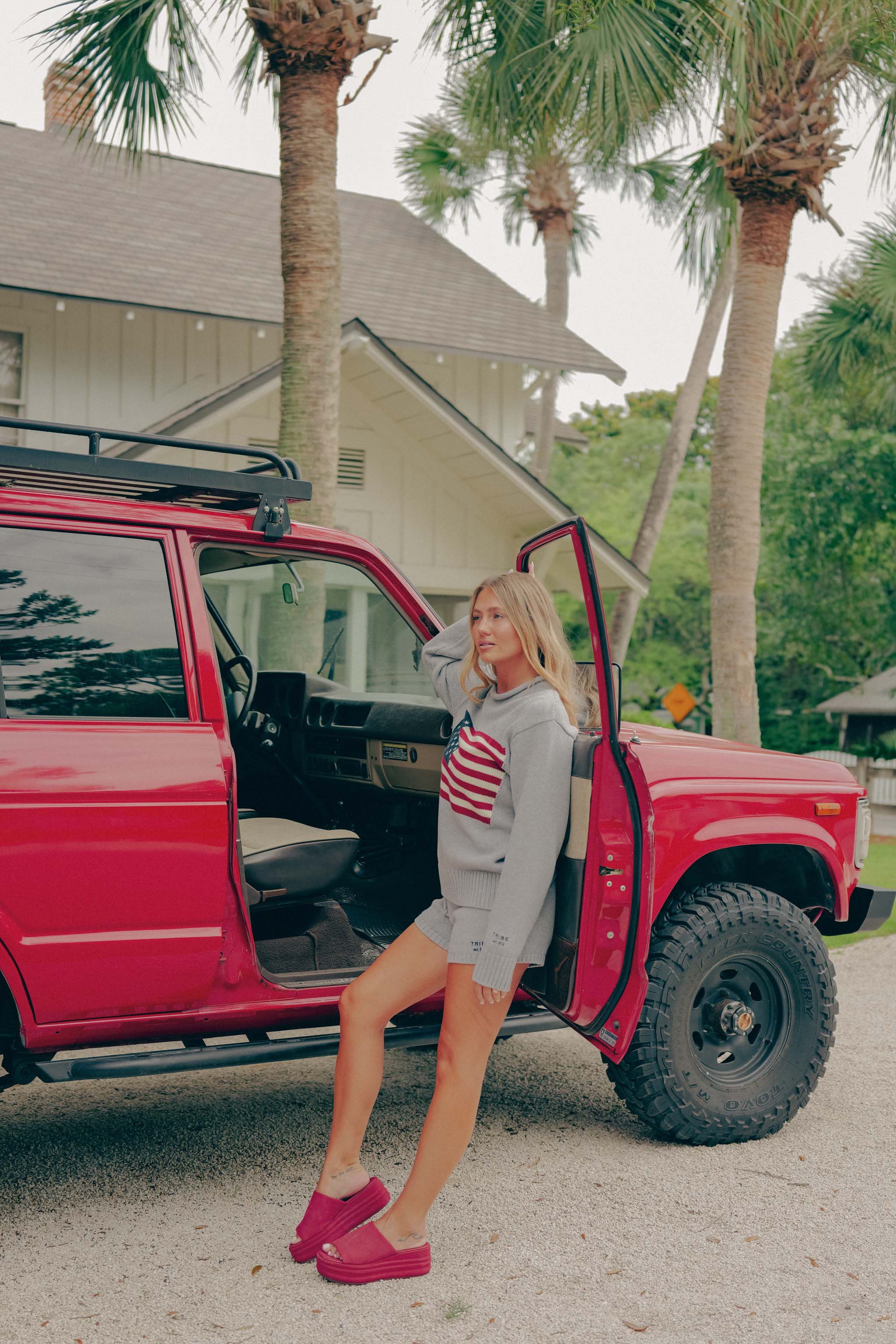 Americana Sweater Shorts