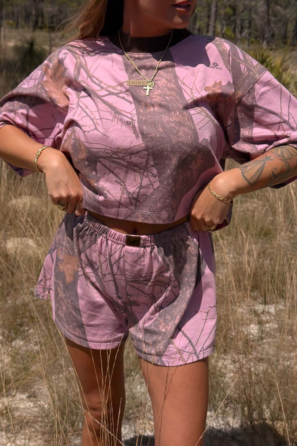 Base Camp Boxy Tee - Pink Break Up®